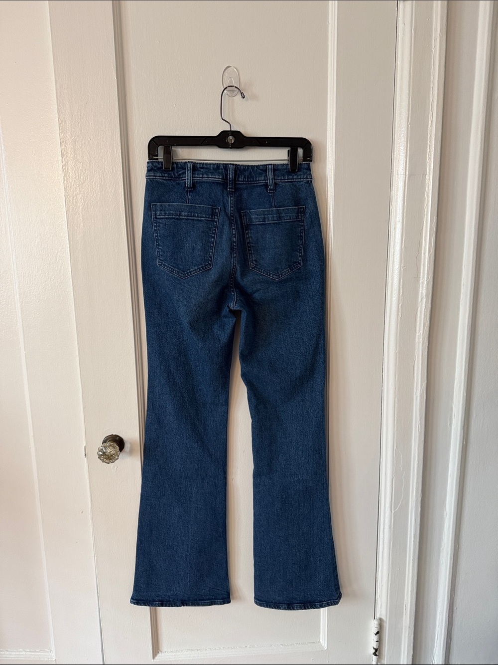 GAP Dark Blue High-Rise Flare Jeans - Picture 8 of 11